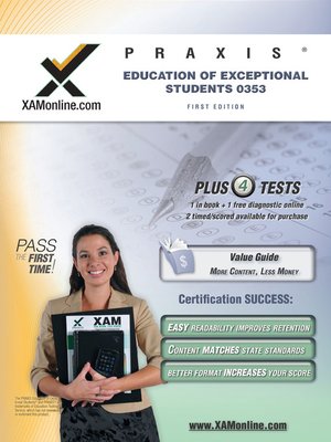 cover image of PRAXIS Education of Exceptional Students 0353